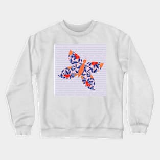 Blueberry Grove Butterfly Crewneck Sweatshirt